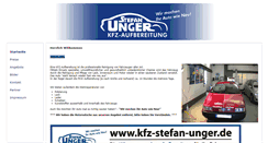 Desktop Screenshot of kfz-stefan-unger.de
